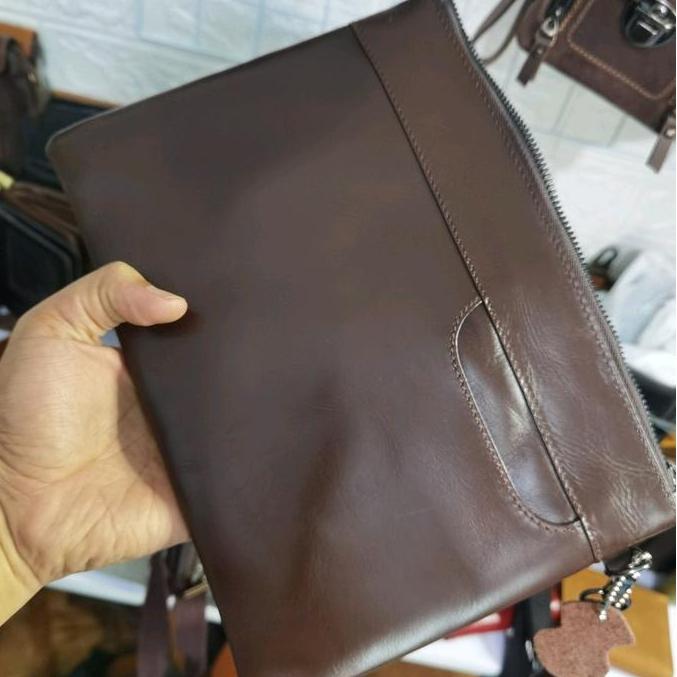 Sac- Clutch Kulit Sapi Tipis Tipe Charli