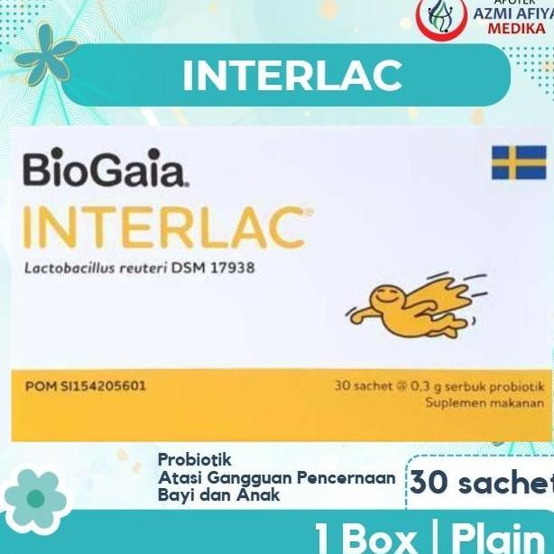 Interlac Probiotik isi 30 sachet interlac probiotic