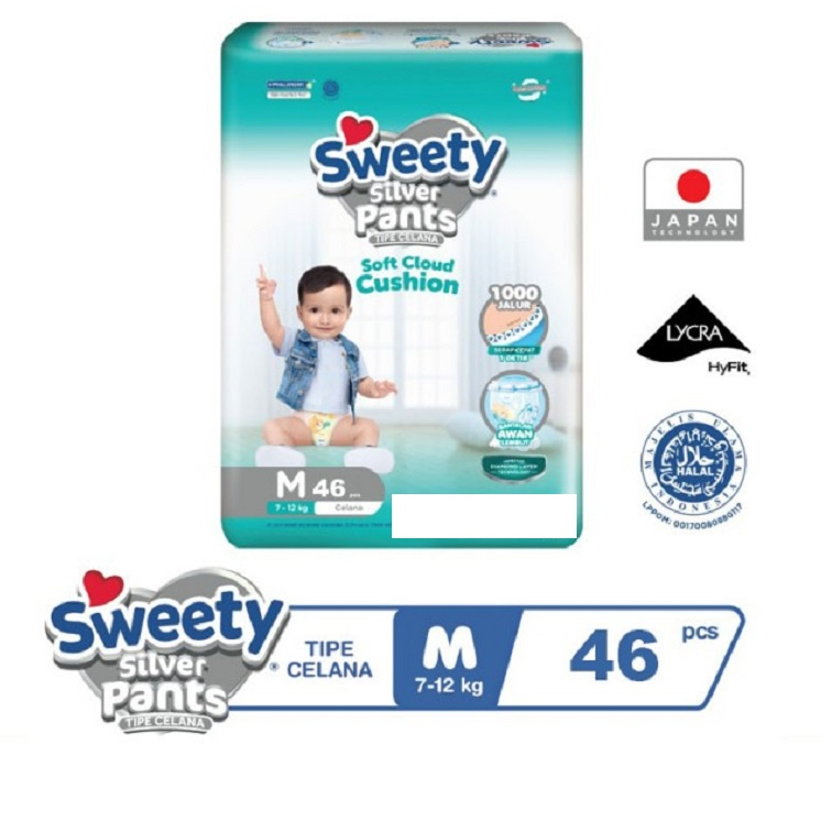 SWEETY SILVER PANT M46
