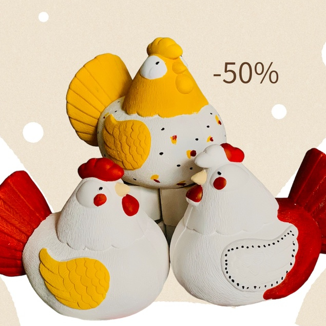 celengan ayam gypsum/request nama
