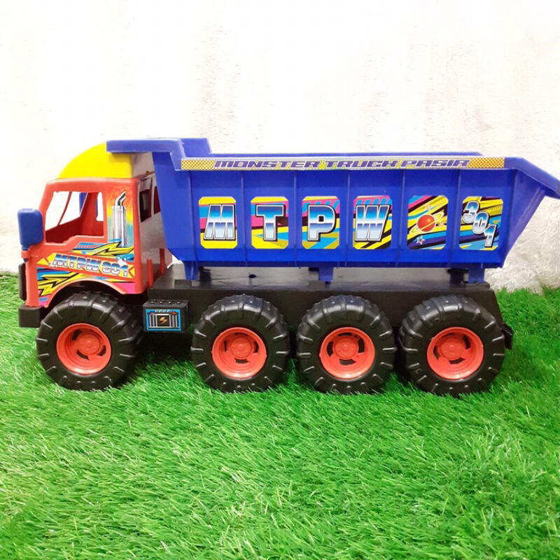 mainan truk drum Mobil dump truk pasir