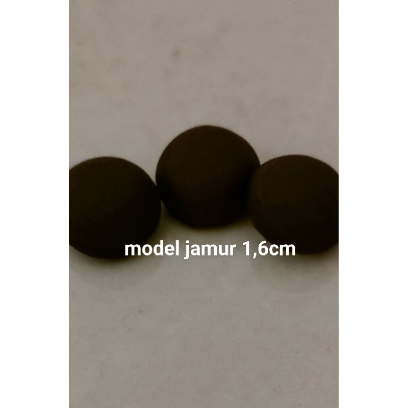 Kancing bungkus model jamur 1,5cm = 6bj