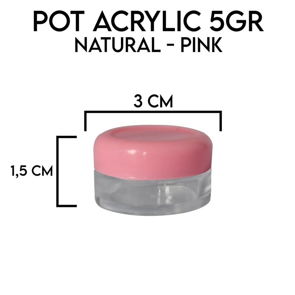 Pot 5gr pink natural