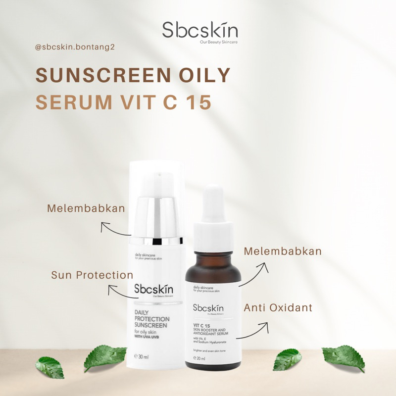 BUNDLING SERUM VIT C + SUNSCREEN
