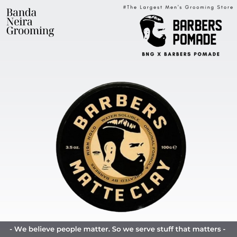 Barbers Pomade Matte Clay