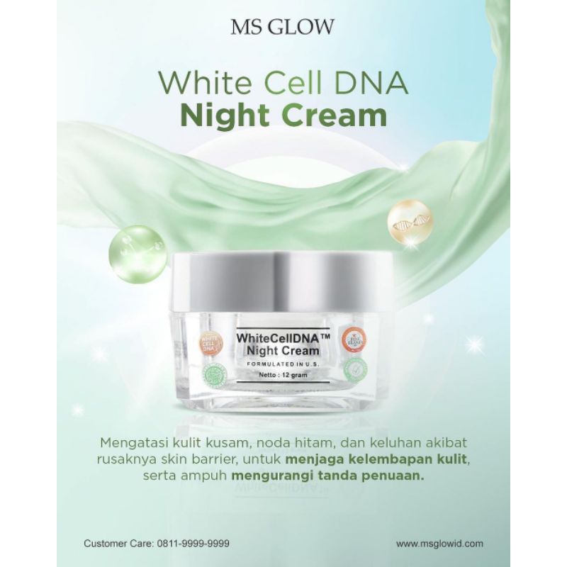 Night Cream Cell DNA by MS GLOW