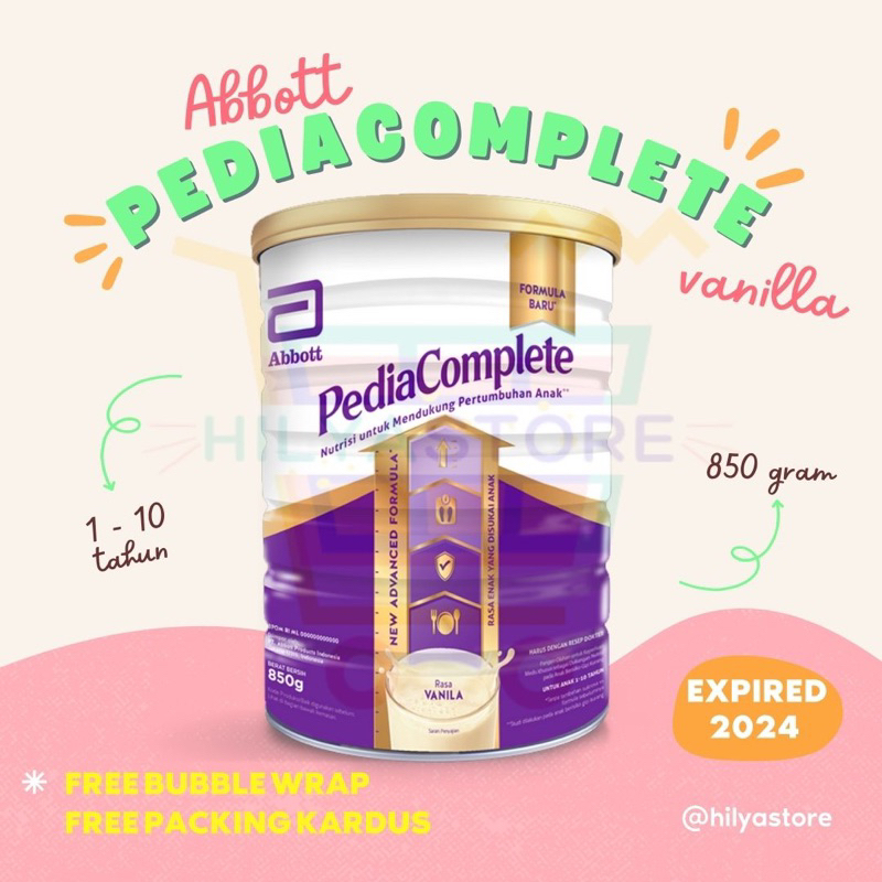 Pediasure Complete 850gr/Pedia Complete/pedcom vanilla