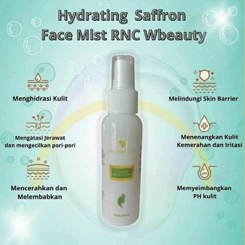 safron face mist by rnc