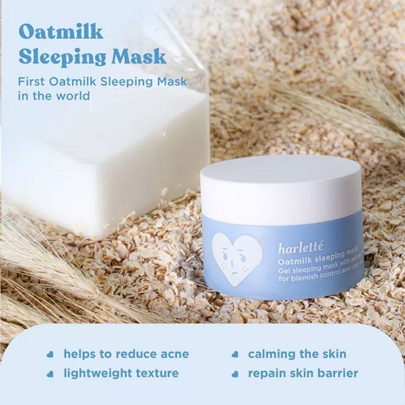 Harlette Oatmilk Sleeping Mask