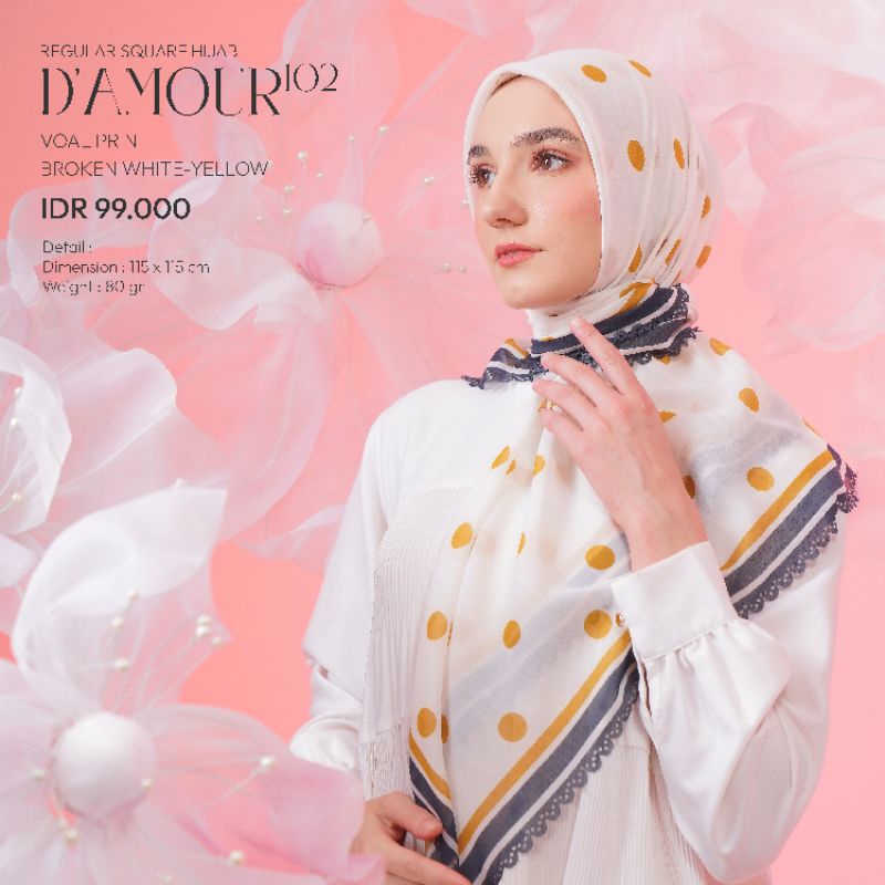 D'amour 102 Regular Square Hijab