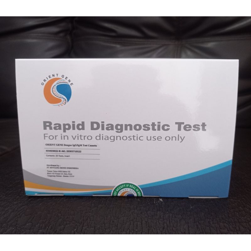 Dengue IGg iGm Calset 25'test Orient Gene