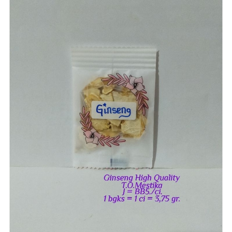 Ginseng High Quality,   3,75 gr.
