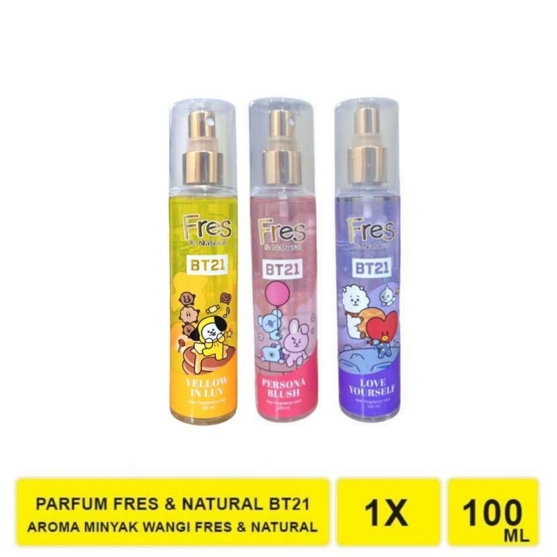Fres & Natural BT21 100ML Spray Cologne