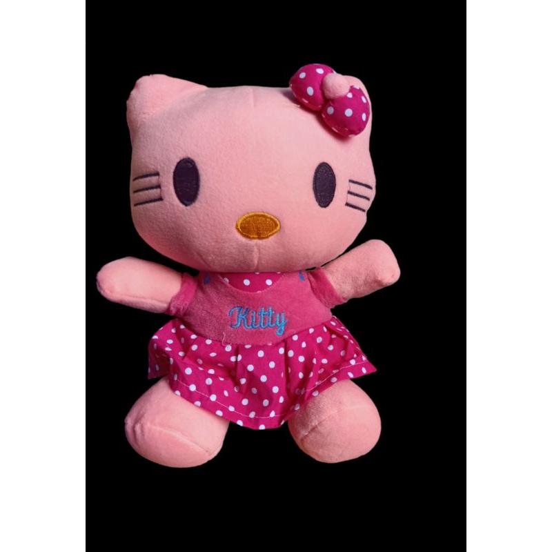 Boneka hello Kitty polkadot L