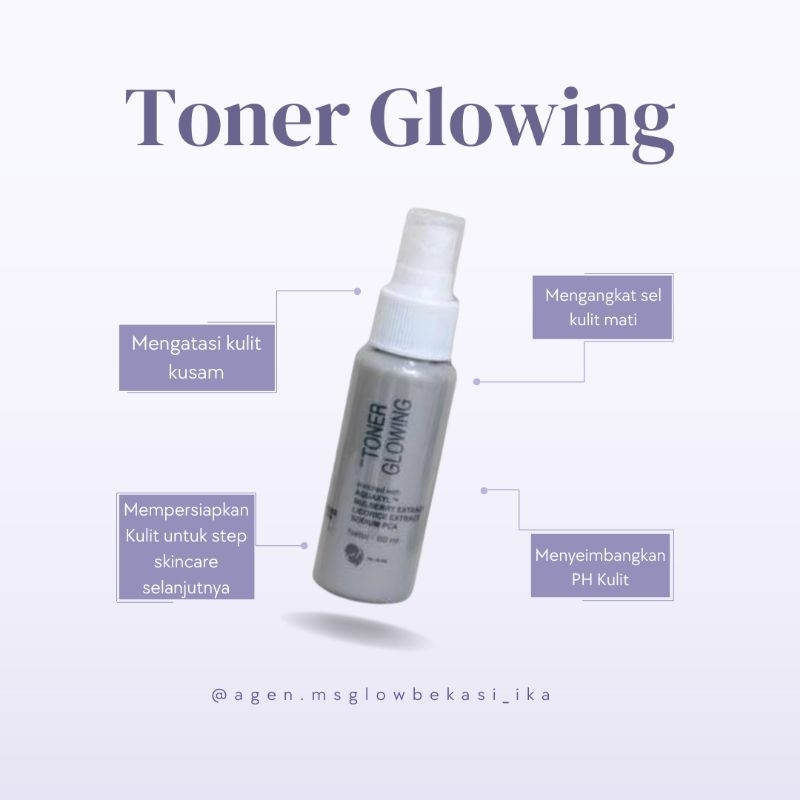 MSGLOW Toner Glowing