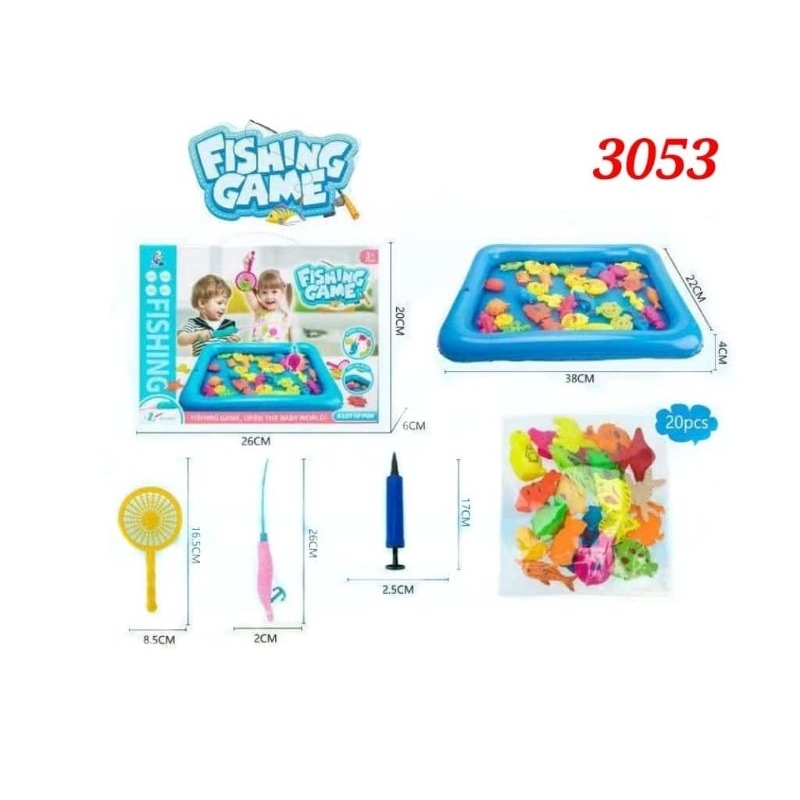 mainan pancing +kolam 3053-3054