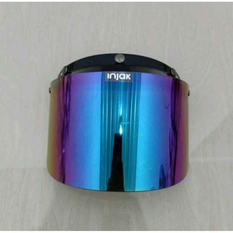 KACA HELM CARGLOSS FLAT PELANGI ORIGINAL