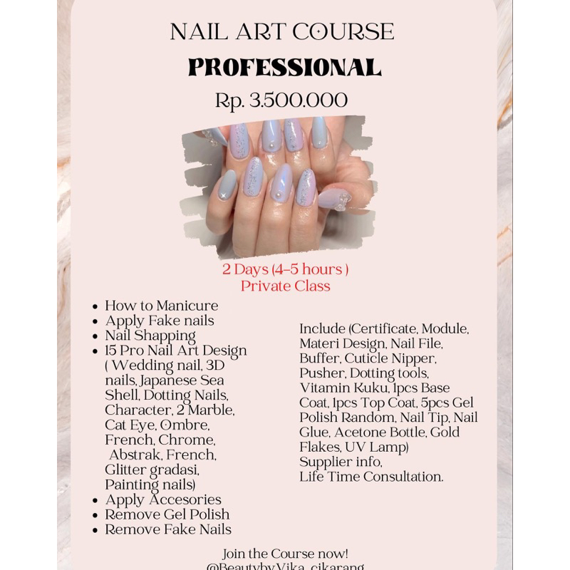Nail Art course Pro