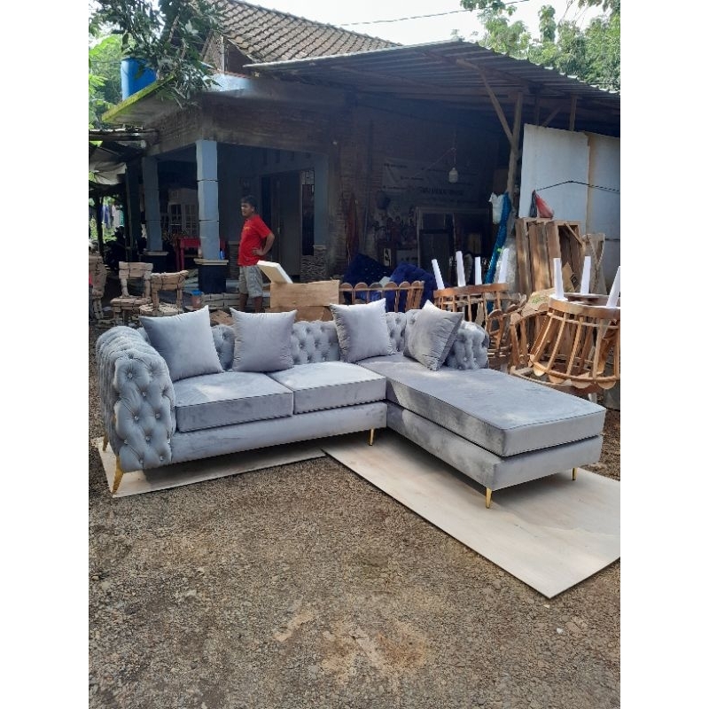 kursi tamu sofa L