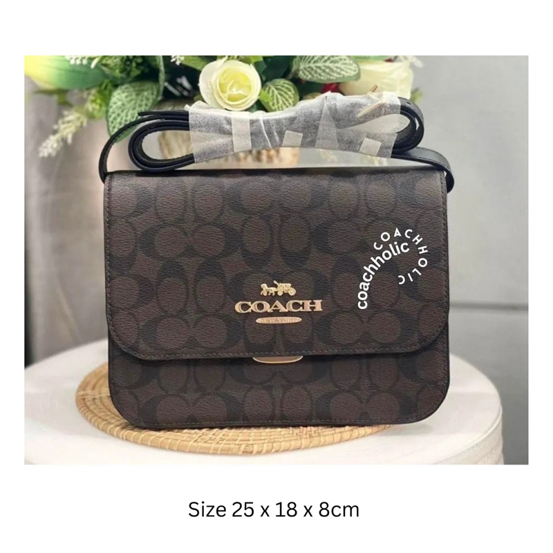 coach brynn flap crossbody