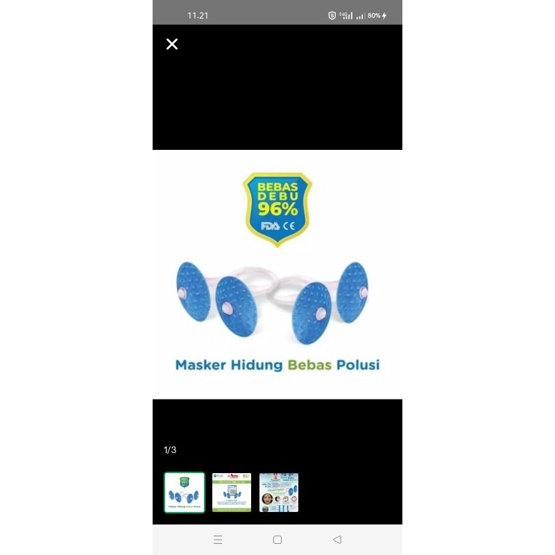 nasal plug untuk filter hidung