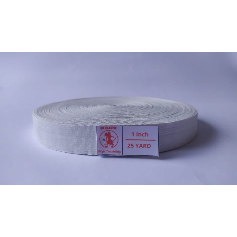 Karet Elastis 1inch 2,5cm Roll