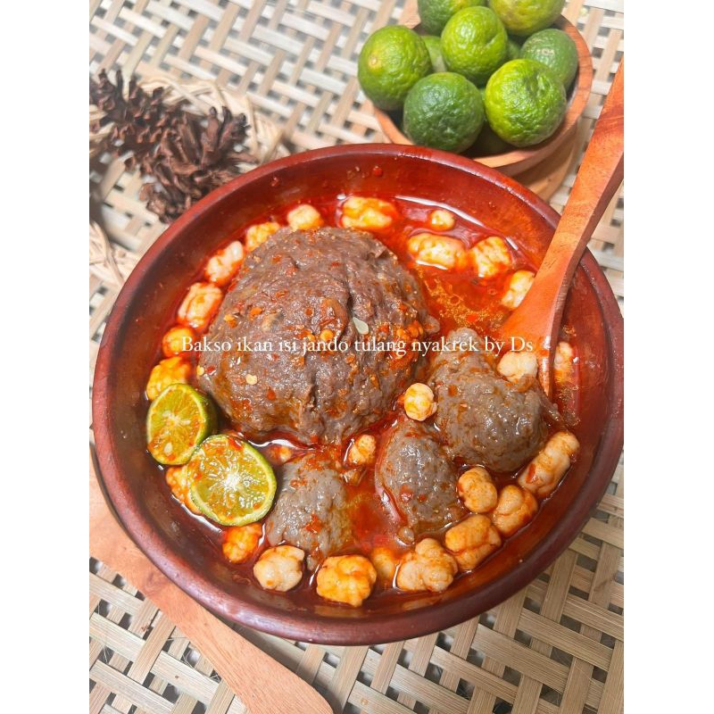 bakso ikan jumbo isi jando