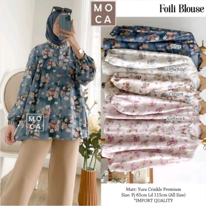 FOILI BLOUSE BY MOCA