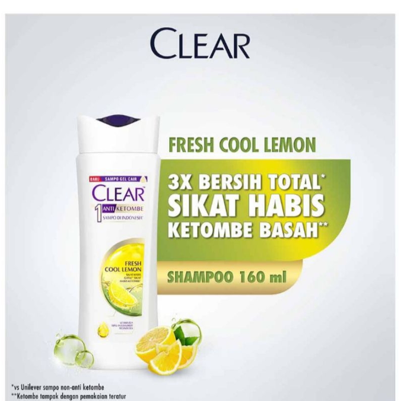 CLEAR Shampo  Lemon 160ml