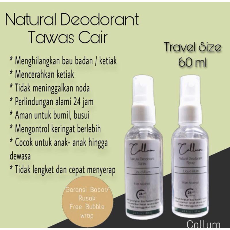 Natural deodorant