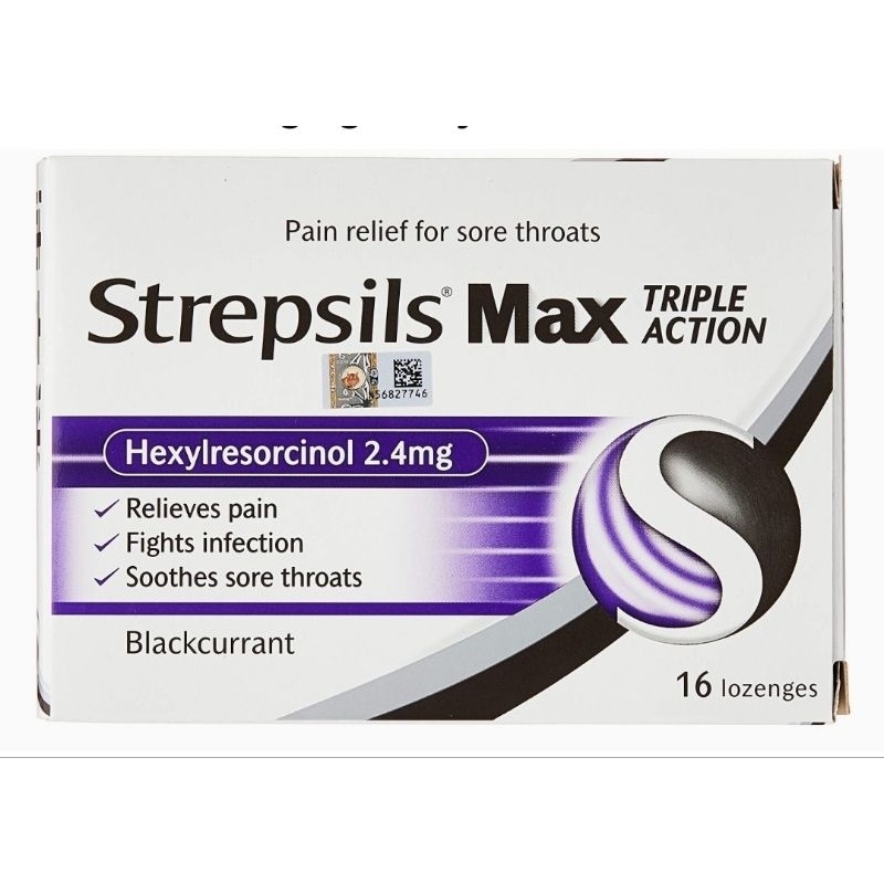 Strepsils Max Triple Action 16 Lozenges