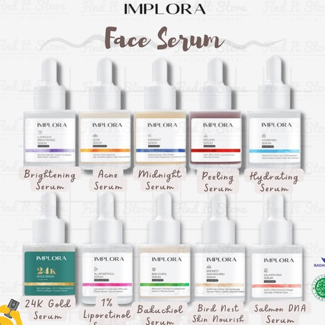 Implora Serum Wajah 20ml Original