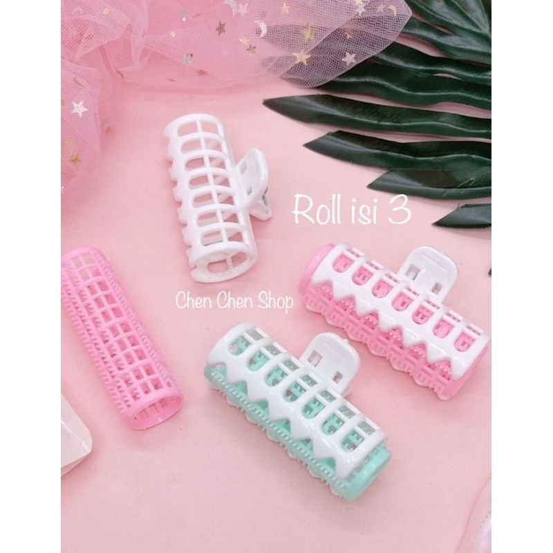 Roll rambut set styling rambut roll jepit
