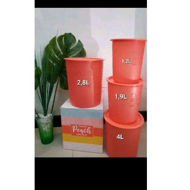 Mosaic DECO CANISTER PEACh
