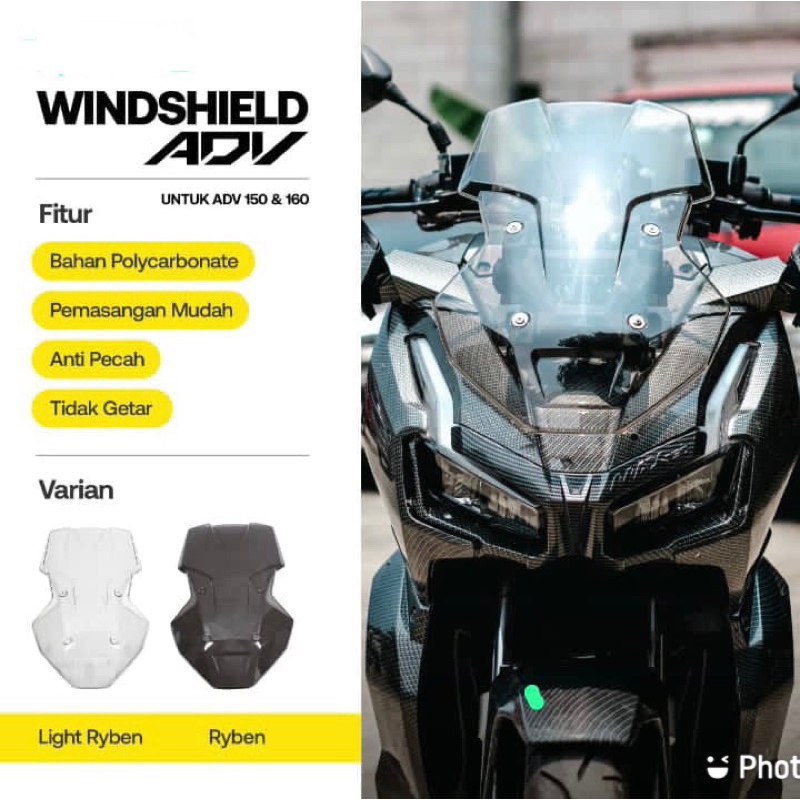Visor Adv 150 dan 160 anti pecah