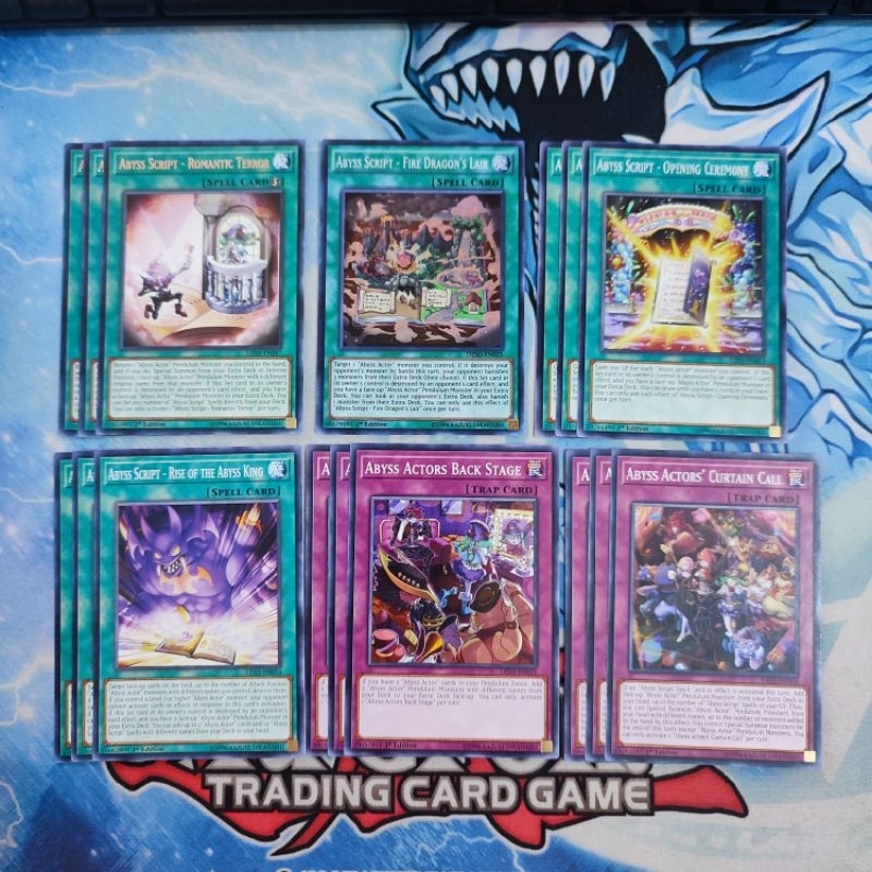 yugioh mini core deck abyss actors original