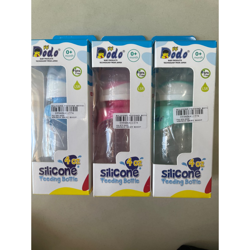 silicone Feeding bottle 4oz dodo