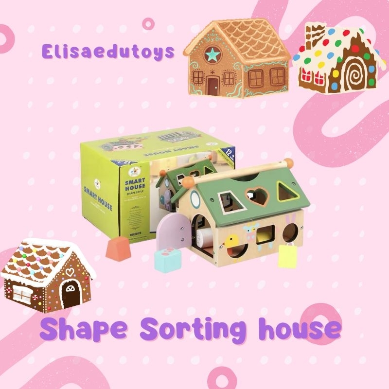 baby busy box house multifunction shape sorter