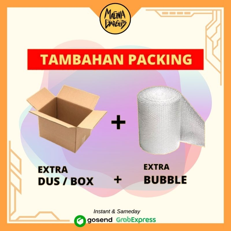 EXTRA BUBBLE WRAP & DUS TAMBAHAN BUBBLE WRAP BERLAPIS