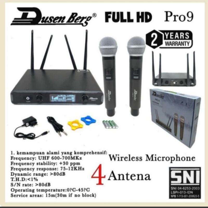 Mic wireless Dusenberg Pro 9 original Dusen berg pro 9