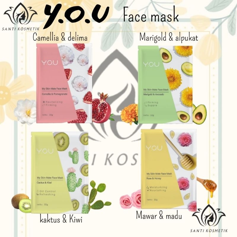 Masker Wajah/Face Mask/Y.O.U