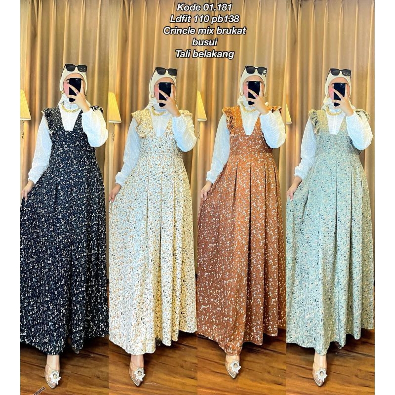 GAMIS Brukat mix crinkle