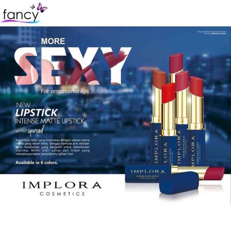 implora intense matte lipstick, lipstik, lipstik implora