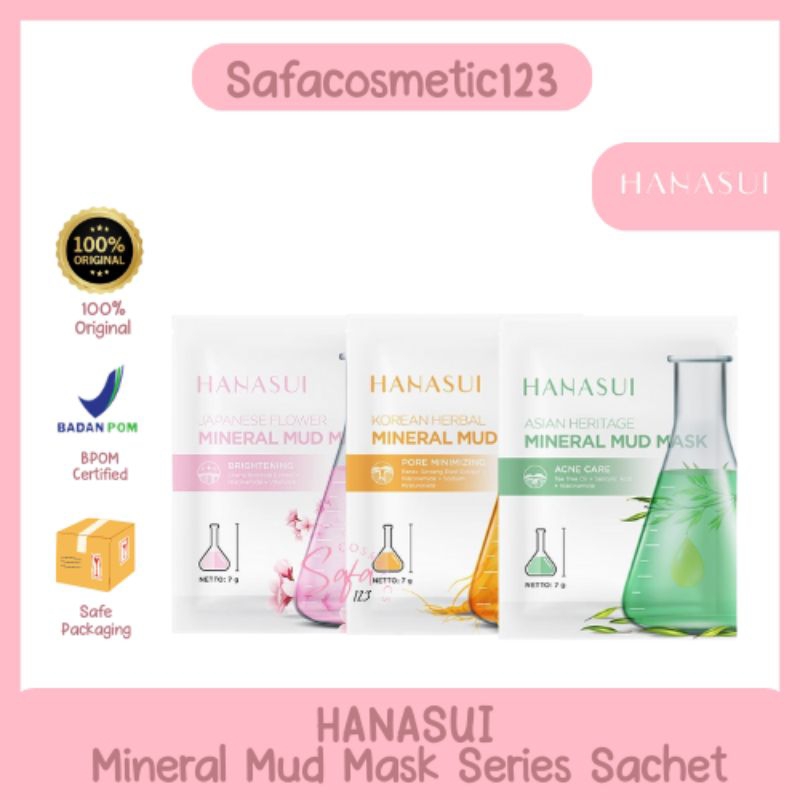 HANASUI MUD MASK BOX SERIES