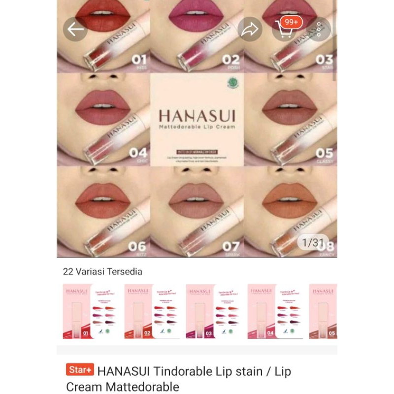 lipstik hanasui