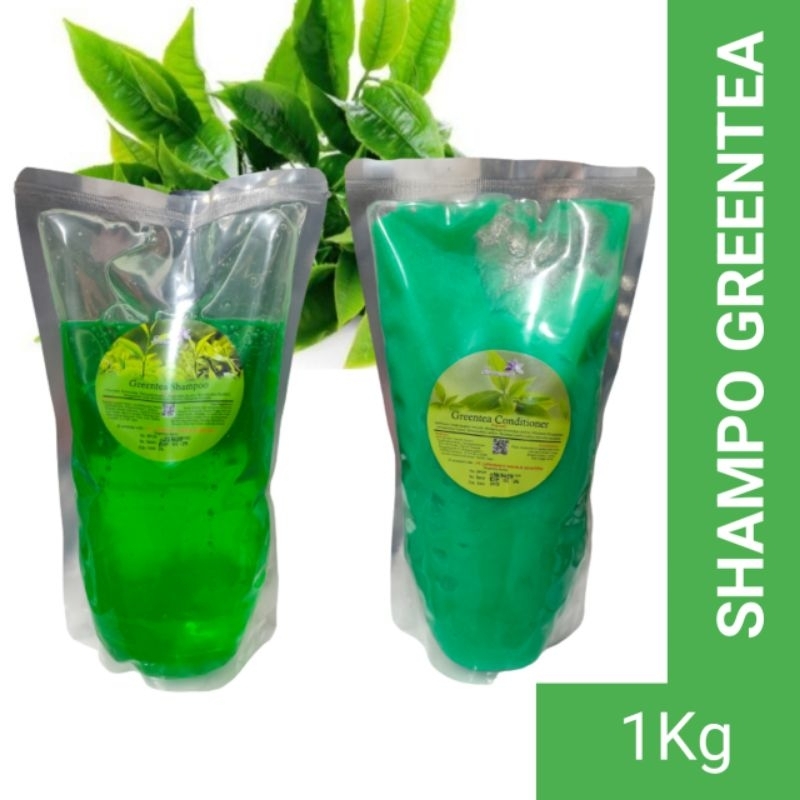 PAKET SHAMPO & CONDITIONER GREENTEA 2Kg