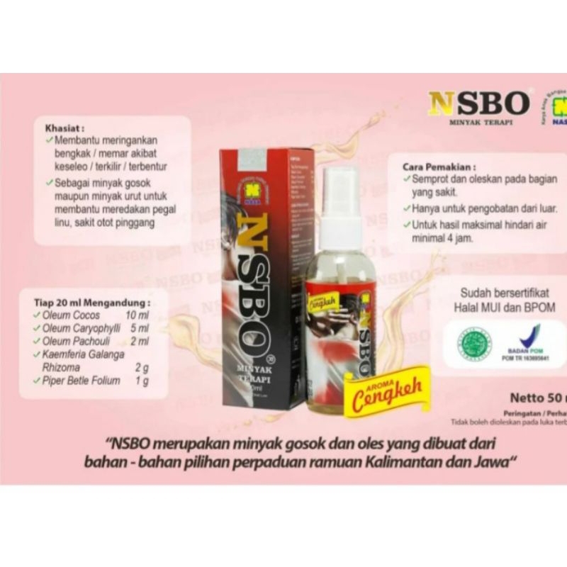 Minyak terapi NSBO NASA