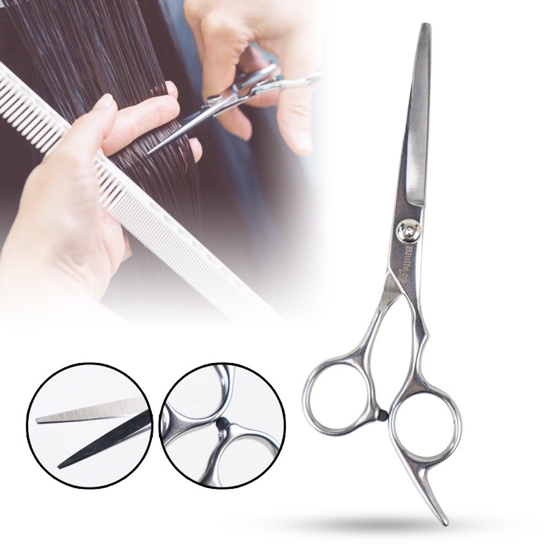 Gunting rambut flat cut stainless
