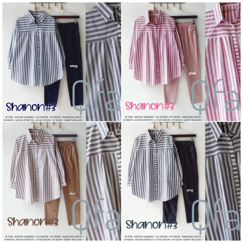 Shanon setelan#3 by Qfa