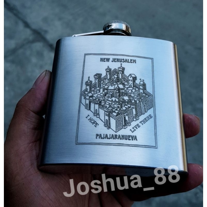 Hip Flask Botol/Tempat Minum New Jerusalem